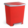 Cubo Pedal 23 L Millenium Rojo