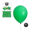 Globo Verde 30cm Látex 10 Uds