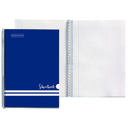 Cuaderno Folio Cuadriculado Miquelrius Azul 80 Hojas