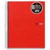 Cuaderno A5 Notebook 8 Pp Rojo 200 Hojas