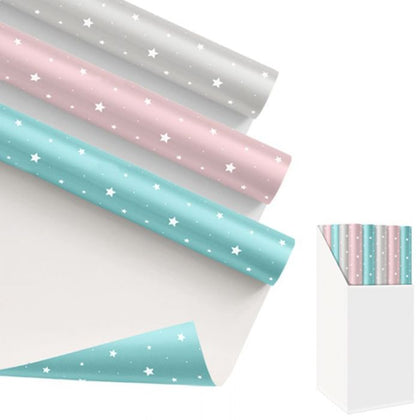 Papel Regalo 200X70Cm 80Gr Estrellas 3C