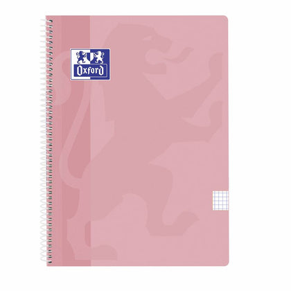 Cuaderno Espiral School Pastel Tapa Plástico Folio Oxford Flamingo Pastel
