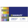 Estuche de 24 Ceras Blandas Manley