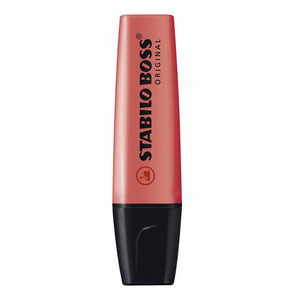 Marcador Fluorescente Stabilo Boss Rojo