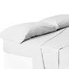 Set 2 Funda de Almohada Cama 150 Blanco 85 x 45 cm