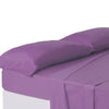 Set 2 Funda de Almohada Cama 150 Lila 85 x 45 cm