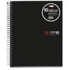 Cuaderno A5 Notebook 10 Pp Negro 200 Hojas