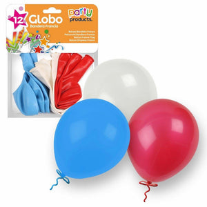 Bolsa 12 Globo Bandera 23 cm Varios Países