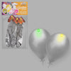 Bolsa 4 Globo con Led 30 cm Varios Colores