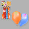 Bolsa 4 Globo con Led 30 cm Varios Colores