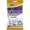 Pack de 10 Bolígrafos Cristal Soft Bic