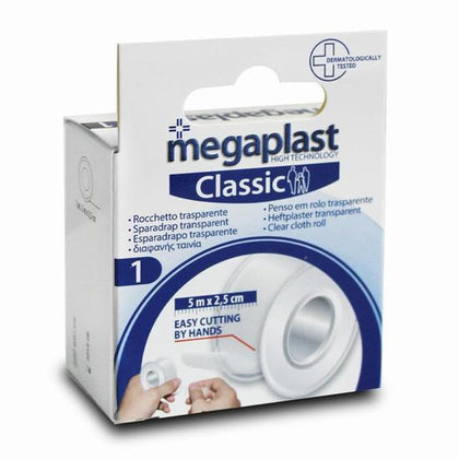 Esparadrapo Transparente Megaplast 5 Metros