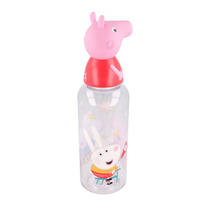 Botella Figurita 3D Infantil 560ml Peppa Pig