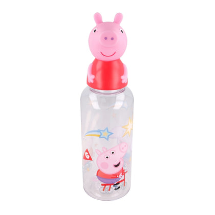 Botella Figurita 3D Infantil 560ml Peppa Pig