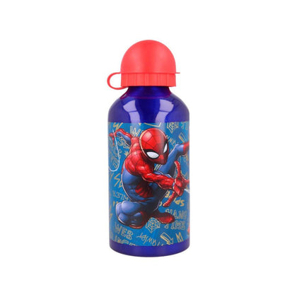 Botella Aluminio 500 ml Spiderman Graffitti