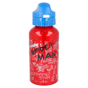 Botella Aluminio Premium 500ml Spiderman Urban Web