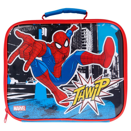 Bolsa Aislante Rectangular con Correa Spiderman Streets