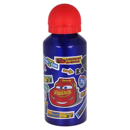 Botella Aluminio 400ml Cars Stickers