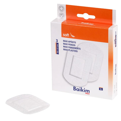 Apósitos Maxi TNT Blanco 7,5x5cm 3Uds.