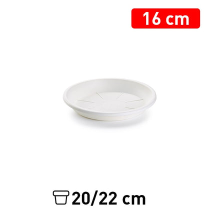 Plato Maceta Blanco Ø 16 cm