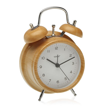 Reloj Despertador Efecto Madera