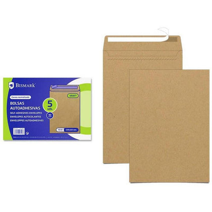 Bolsa Papel Kraft 184 x 261 mm 90g Set 6