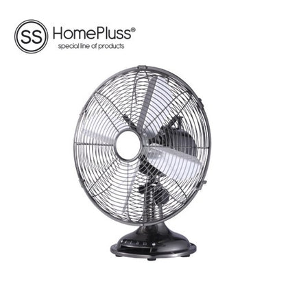 Ventilador metalico sobremesa retro 35 cm 35W Metal