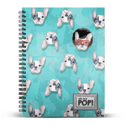 OHMYPOP Multicolor Cuaderno Rayas A5 Doggy