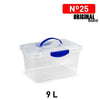 Caja Nº 25 Transparente (9 L)