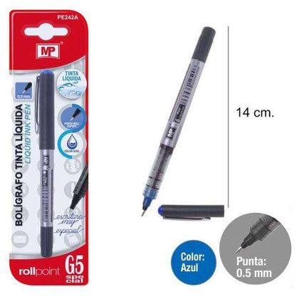 Bolígrafo de Tinta Líquida con Punta Ball 0,5 mm