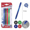 Pack 4 Bolígrafos Ergonómicos de Tinta Gel Varios Colores Punta 0.7mm