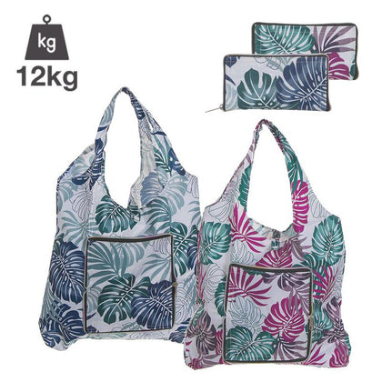 Bolsa Compra 12kg Plegable Tropical 2 Colores Surtidos