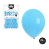 Globo Azul Pastel 30cm Látex 10 Uds