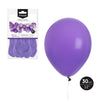 Globo Violeta 30cm Látex 10 Uds