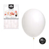 Globo Blanco 30cm Látex 10 Uds