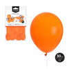 Globo Naranja 30cm Látex 10 Uds