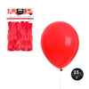 Globo Rojo 23cm Látex 100 Uds