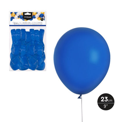 Globo Azul Royal 23cm Látex 100 Uds