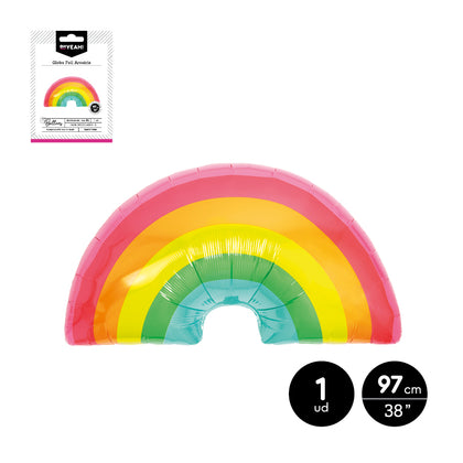 Globo Poliamida Arcoiris Multicolor 97Cm-38"