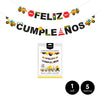 Guirnalda Cartón Feliz Cumpleaños Construction