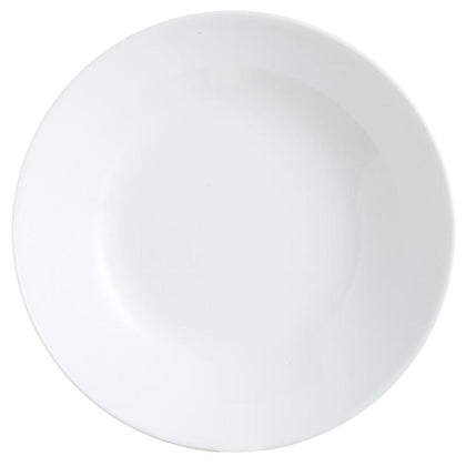 Plato Hondo Blanco Zelie Arcopal 20cm