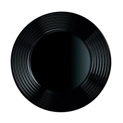 Plato Llano 25cm Harena Negro Luminarc