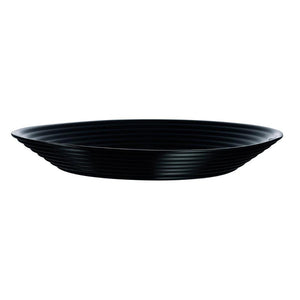 Plato Hondo 23,5cm Harena Negro Luminarc